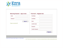 Tablet Screenshot of ezraacademy.ptcwizard.com