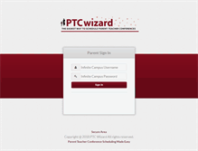 Tablet Screenshot of dchs300.ptcwizard.com